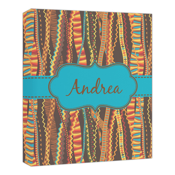 Custom Tribal Ribbons Canvas Print - 20x24 (Personalized)