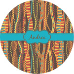 Tribal Ribbons Multipurpose Round Labels - 3" (Personalized)