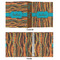 Tribal Ribbons 3 Ring Binders - Full Wrap - 1" - APPROVAL