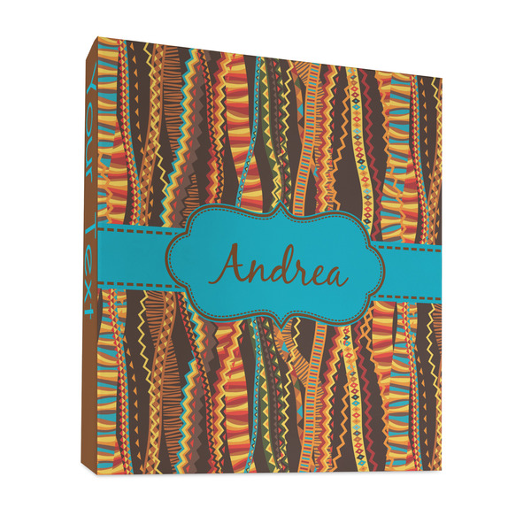 Custom Tribal Ribbons 3 Ring Binder - Full Wrap - 1" (Personalized)