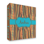 Tribal Ribbons 3 Ring Binder - Full Wrap - 2" (Personalized)