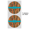 Tribal Ribbons 5" Multipurpose Round Label - Sheet