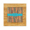 Tribal Ribbons Bamboo Trivet with 6" Tile - FRONT