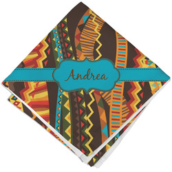 Tribal Ribbons Cloth Napkin w/ Name or Text