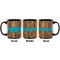 Tribal Ribbons Coffee Mug - 11 oz - Black APPROVAL