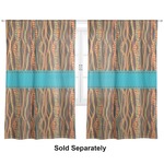 Tribal Ribbons Curtain Panel - Custom Size