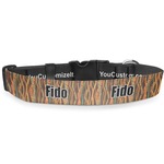 Tribal Ribbons Deluxe Dog Collar - Small (8.5" to 12.5") (Personalized)