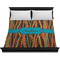 Tribal Ribbons Duvet Cover - King - On Bed - No Prop