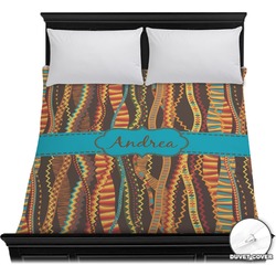 Tribal Ribbons Duvet Cover - Full / Queen (Personalized)
