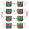 Tribal Ribbons Espresso Cup - 6oz (Double Shot Set of 4) APPROVAL