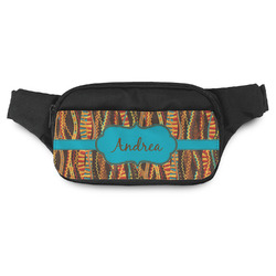 Tribal Ribbons Fanny Pack - Modern Style (Personalized)