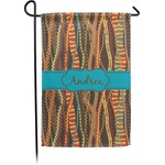 Tribal Ribbons Small Garden Flag - Double Sided w/ Name or Text