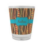 Tribal Ribbons Glass Shot Glass - 1.5 oz - Single (Personalized)