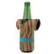 Tribal Ribbons Jersey Bottle Cooler - ANGLE (on bottle)