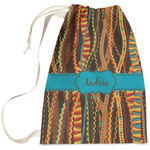 Tribal Ribbons Laundry Bag - Large (Personalized)