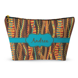 Tribal Ribbons Makeup Bag - Small - 8.5"x4.5" (Personalized)