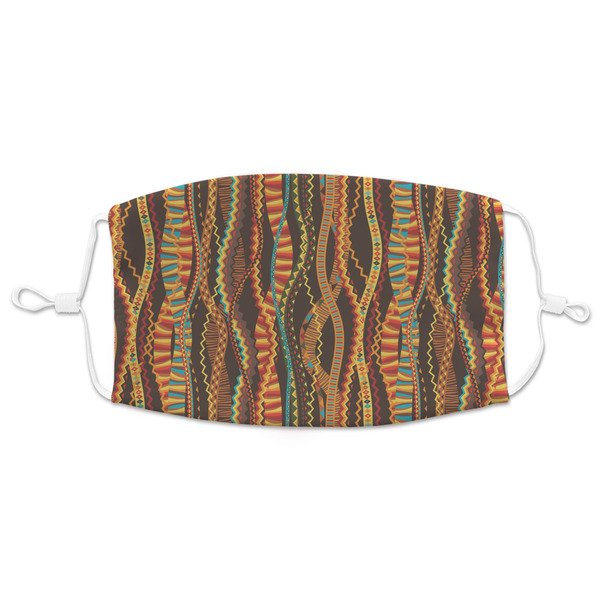 Custom Tribal Ribbons Adult Cloth Face Mask - XLarge