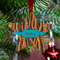 Tribal Ribbons Metal Star Ornament - Lifestyle