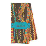 Tribal Ribbons Kitchen Towel - Microfiber (Personalized)