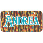 Tribal Ribbons Mini/Bicycle License Plate (2 Holes) (Personalized)