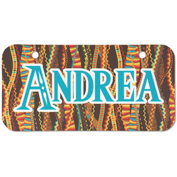 Tribal Ribbons Mini/Bicycle License Plate (2 Holes) (Personalized)