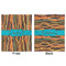 Tribal Ribbons Minky Blanket - 50"x60" - Double Sided - Front & Back