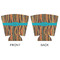 Tribal Ribbons Party Cup Sleeves - with bottom - APPROVAL