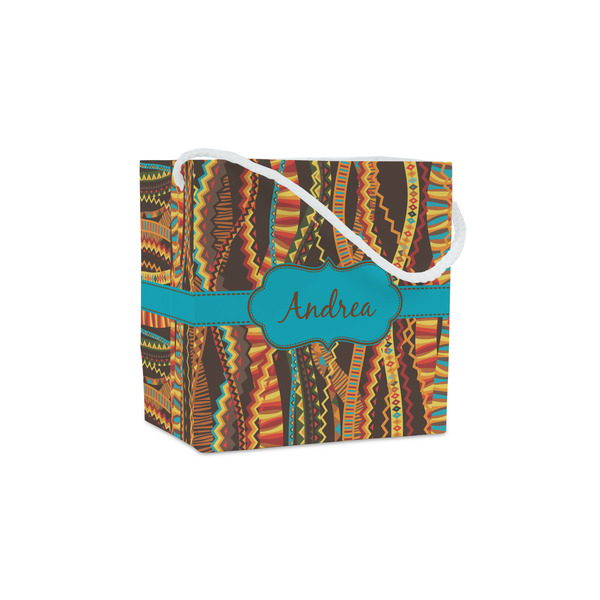 Custom Tribal Ribbons Party Favor Gift Bags - Matte (Personalized)