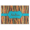 Tribal Ribbons Disposable Paper Placemat - Front View