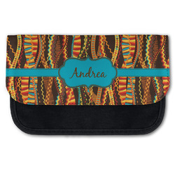 Tribal Ribbons Canvas Pencil Case w/ Name or Text