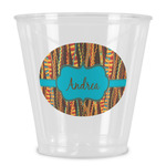 Tribal Ribbons Plastic Shot Glass (Personalized)