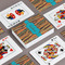 Tribal Ribbons Playing Cards - Front & Back View