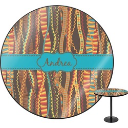 Tribal Ribbons Round Table - 30" (Personalized)