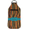 Tribal Ribbons Sanitizer Holder Keychain - Large (Front)