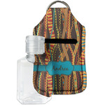 Tribal Ribbons Hand Sanitizer & Keychain Holder - Small (Personalized)