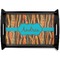 Tribal Ribbons Serving Tray Black Small - Main