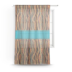 Tribal Ribbons Sheer Curtain - 50"x84"