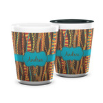 Tribal Ribbons Ceramic Shot Glass - 1.5 oz (Personalized)