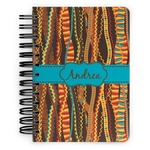 Tribal Ribbons Spiral Notebook - 5x7 w/ Name or Text