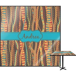 Tribal Ribbons Square Table Top (Personalized)