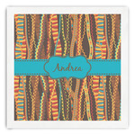 Tribal Ribbons Paper Dinner Napkins (Personalized)