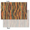 Tribal Ribbons Tissue Paper - Heavyweight - Small - Front & Back