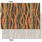 Tribal Ribbons Tissue Paper - Heavyweight - XL - Front & Back