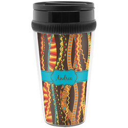 Tribal Ribbons Acrylic Travel Mug without Handle (Personalized)