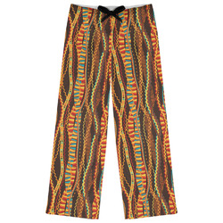 Tribal Ribbons Womens Pajama Pants - M