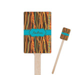 Tribal Ribbons Rectangle Wooden Stir Sticks (Personalized)