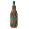 Tribal Ribbons Zipper Bottle Cooler - FRONT (bottle)