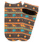 African Lions & Elephants Adult Ankle Socks - Single Pair - Front and Back