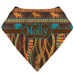 African Lions & Elephants Bandana Bib (Personalized)