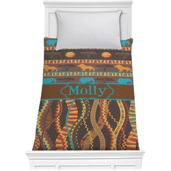 African Lions & Elephants Comforter - Twin XL (Personalized)